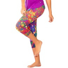 Active Capri Legging in Funky Galaxy Crp-009